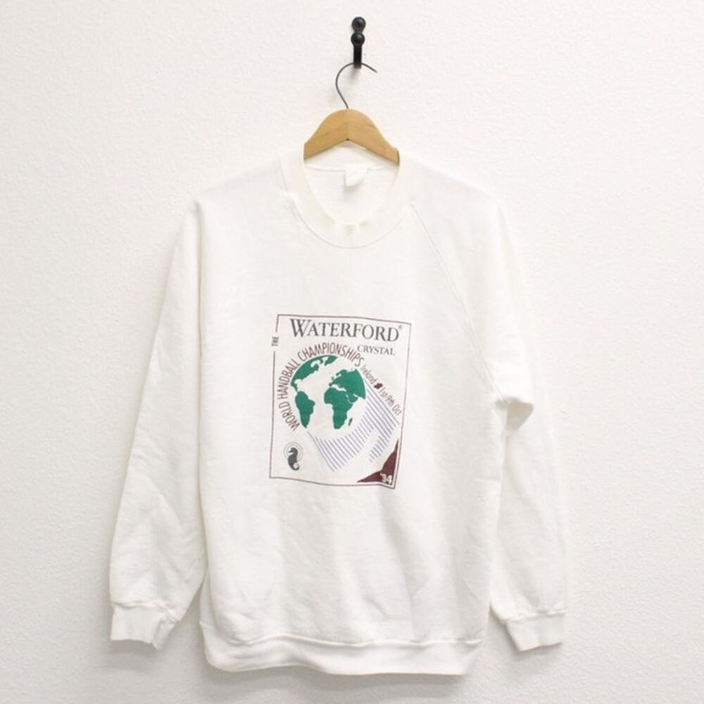 Vintage Waterford Crystal World Handball Championships 1994 Sweatshirt Large